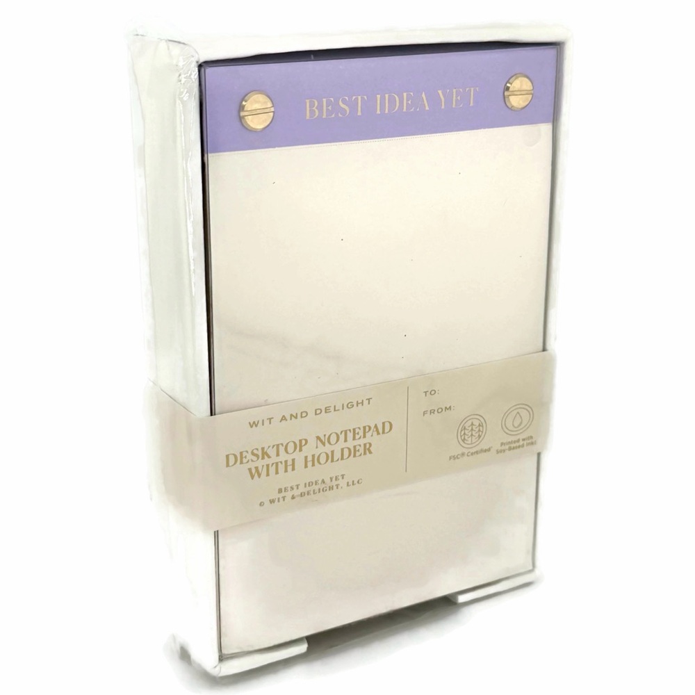 Best Idea Yet Desktop Notepad with Holder